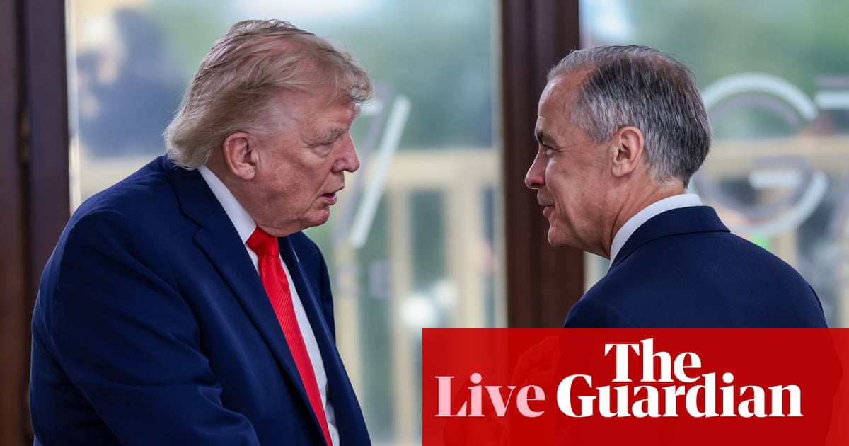 Trump doubles down on Canada trade war as talks remain stalled – as it happened