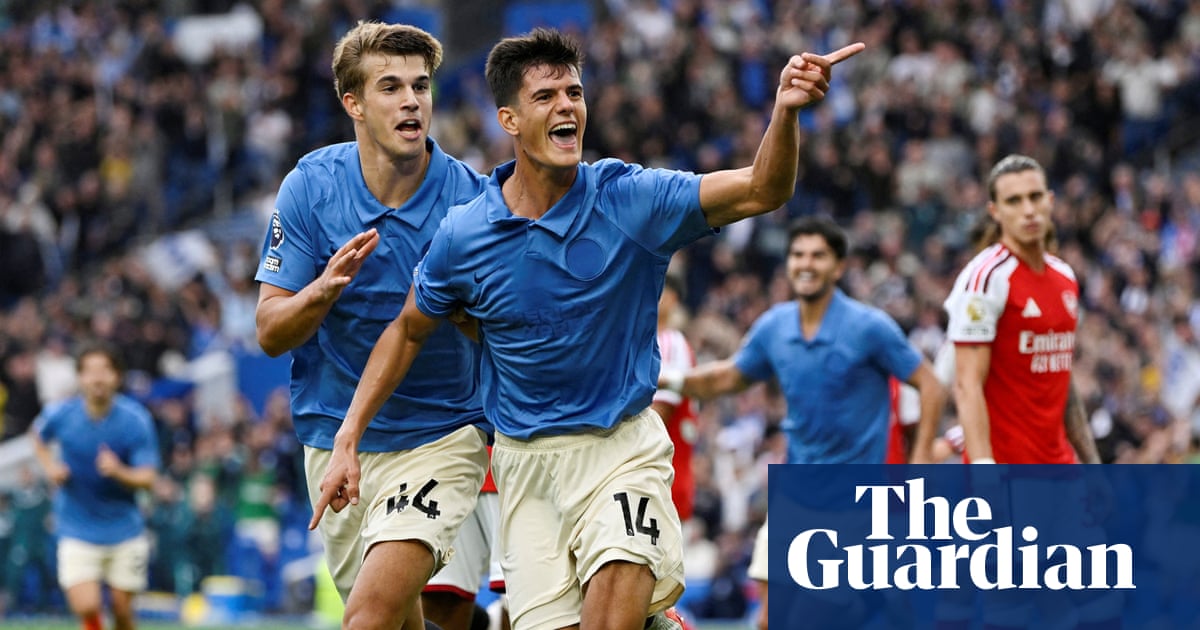 Brighton demolish champions Arsenal 3-0 to mark anniversary in style