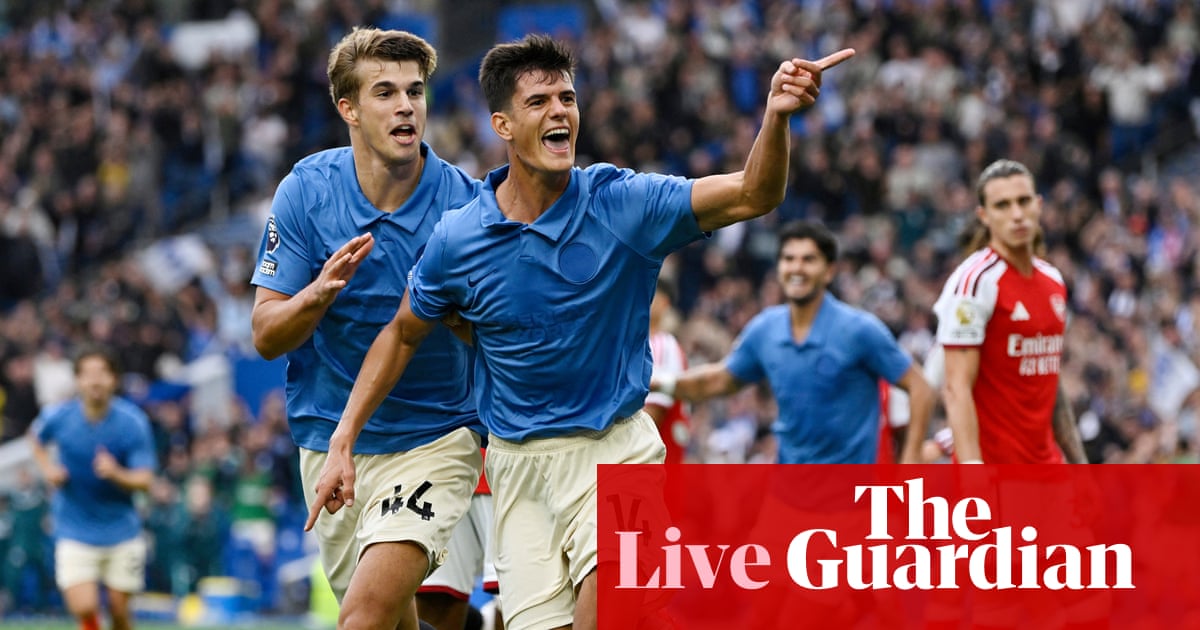 Arsenal beaten 3-0 by Brighton as Newcastle and Everton grab wins: clockwatch – live