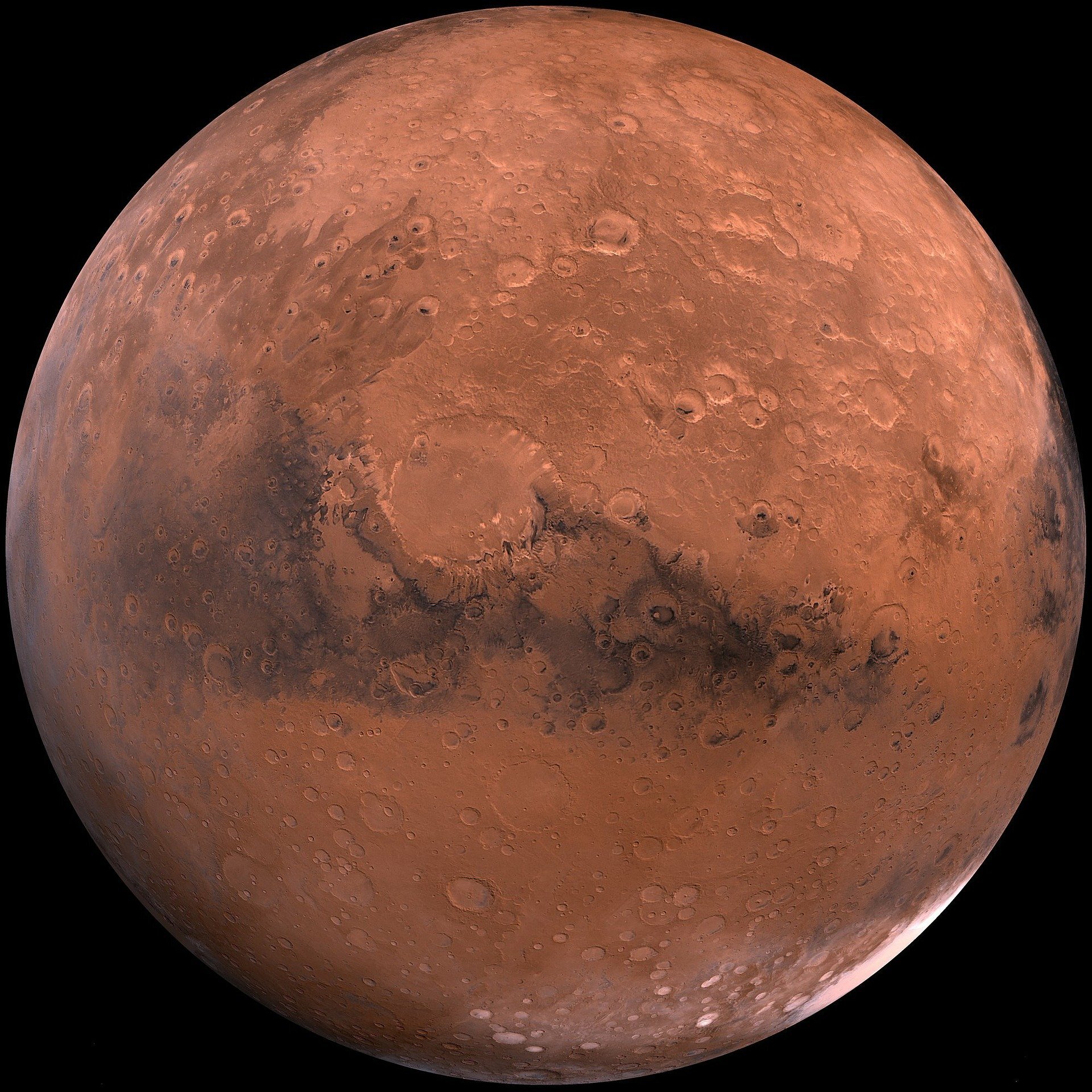Earth and Mars: Built from different cosmic recipes