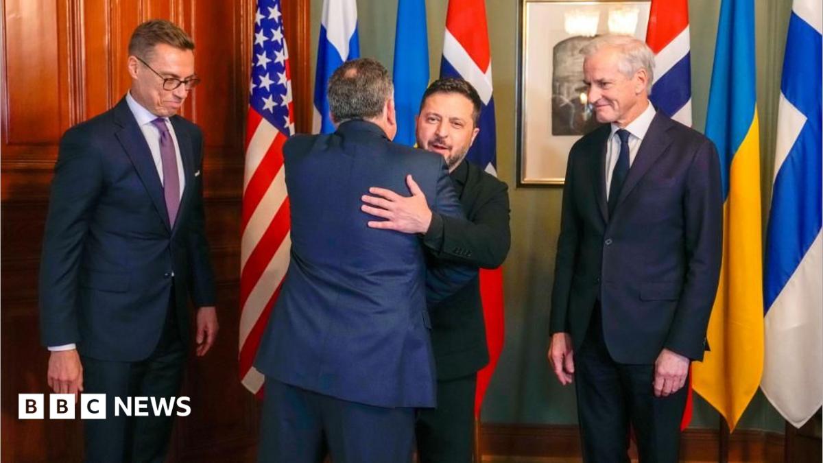 Zelensky and US envoys holding Oslo talks as Rubio denies withholding intelligence