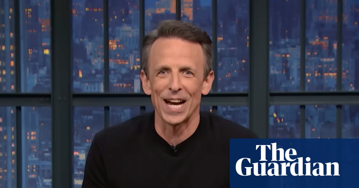Seth Meyers on Trump sleeping during meetings: ‘He’s busy posting AI slop at night’