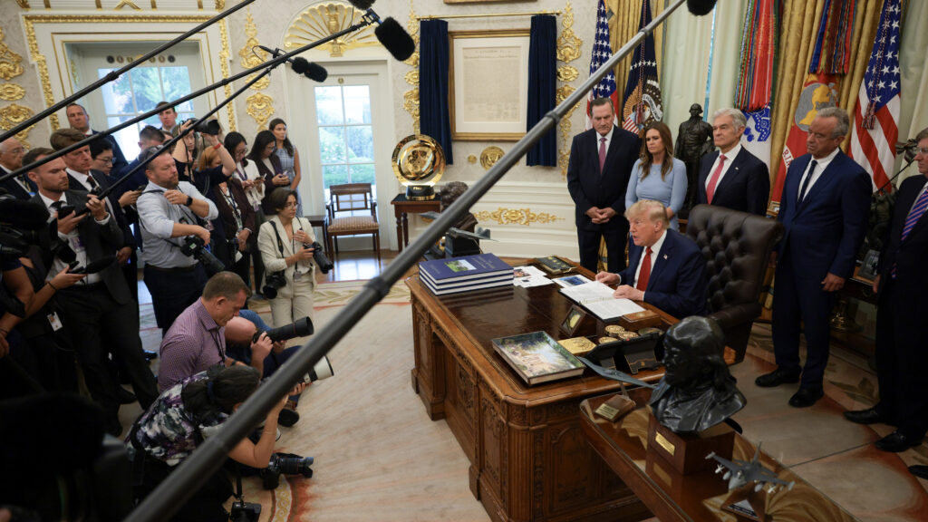 STAT+: Trump touts pharma deals to offer cheaper drugs to state Medicaid programs