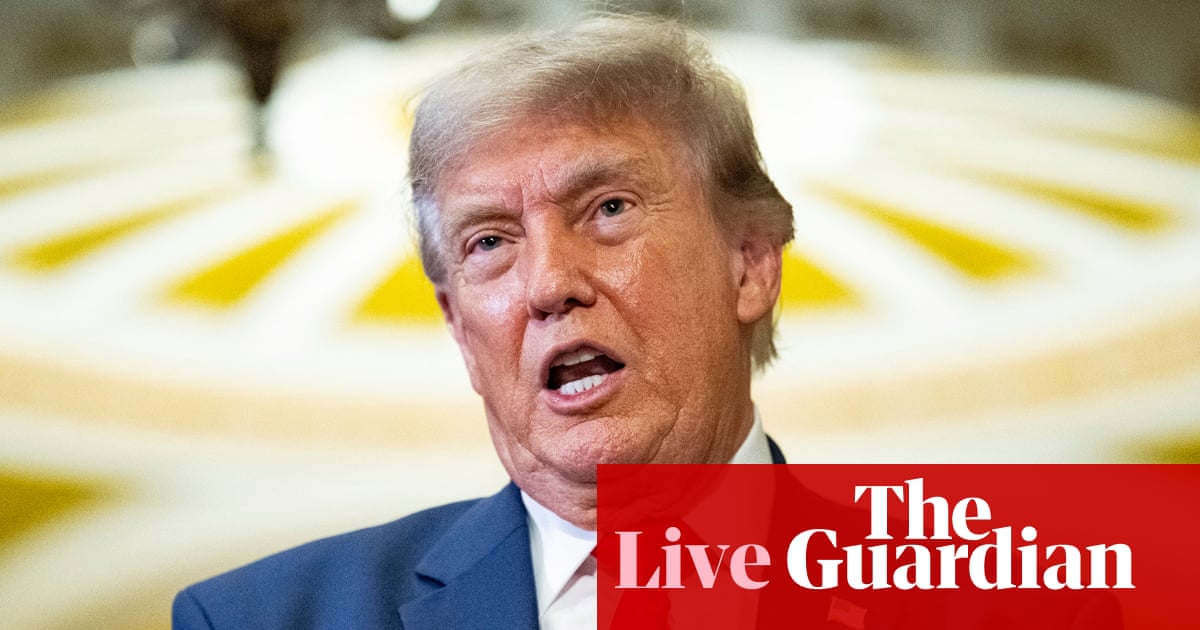 Trump gets in shouting match with Republican senator amid standoff over housing bill and president’s anger at war powers vote – as it happened