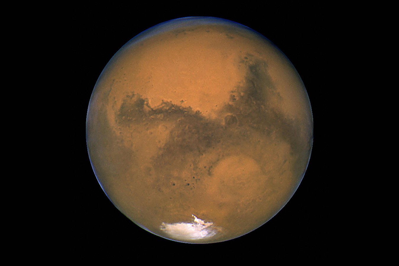 Rusty crust made Mars warm and wet