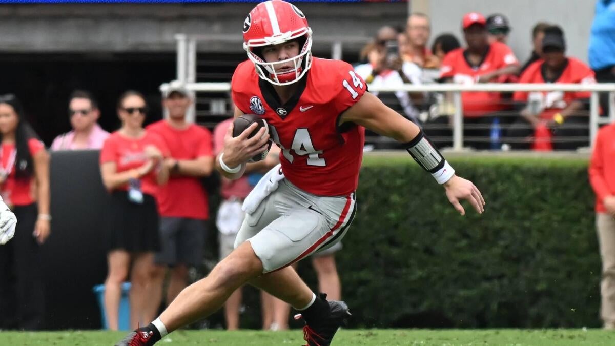 Georgia didn't need a flashy portal QB upgrade -- the Bulldogs already had Gunner Stockton at home