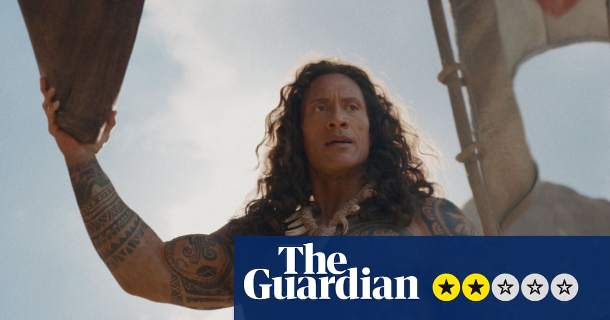 Moana review – Dwayne Johnson’s demigod on autopilot in dull live-action remake