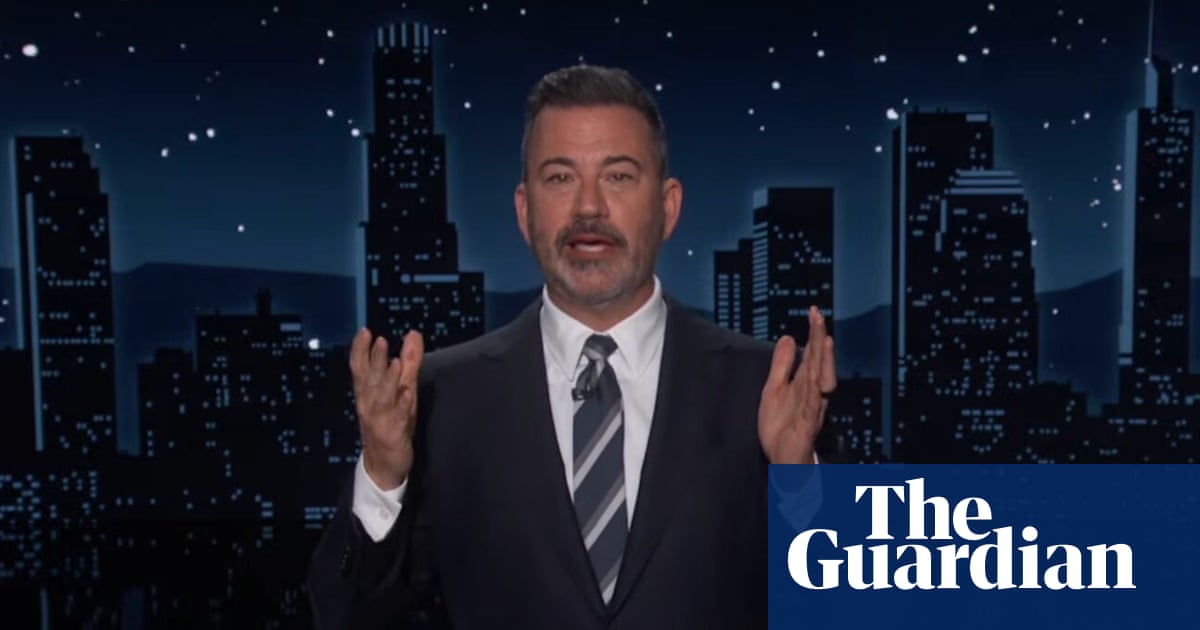 Kimmel on Trump: his approval numbers ‘like his testicles have sunk to an all-time low’
