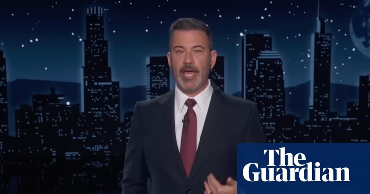 Jimmy Kimmel on Trump at NBA finals: ‘He shut down a city so he could take a nap’